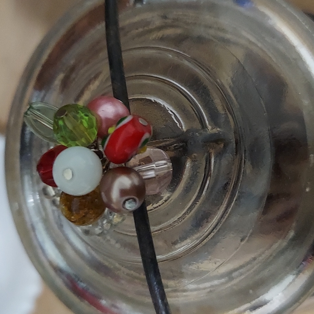 Vintage Glass Bead Ring